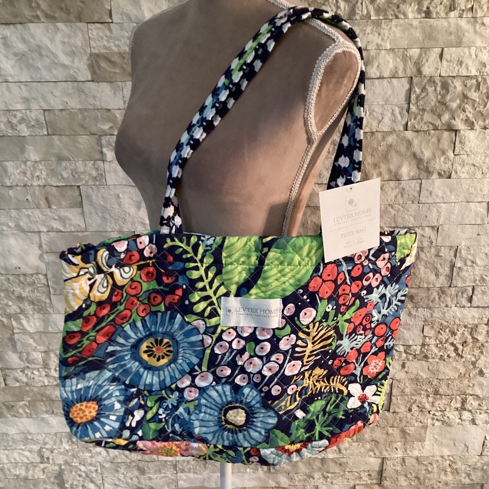 Levtex Home Night Garden Tote Bag (NWT)